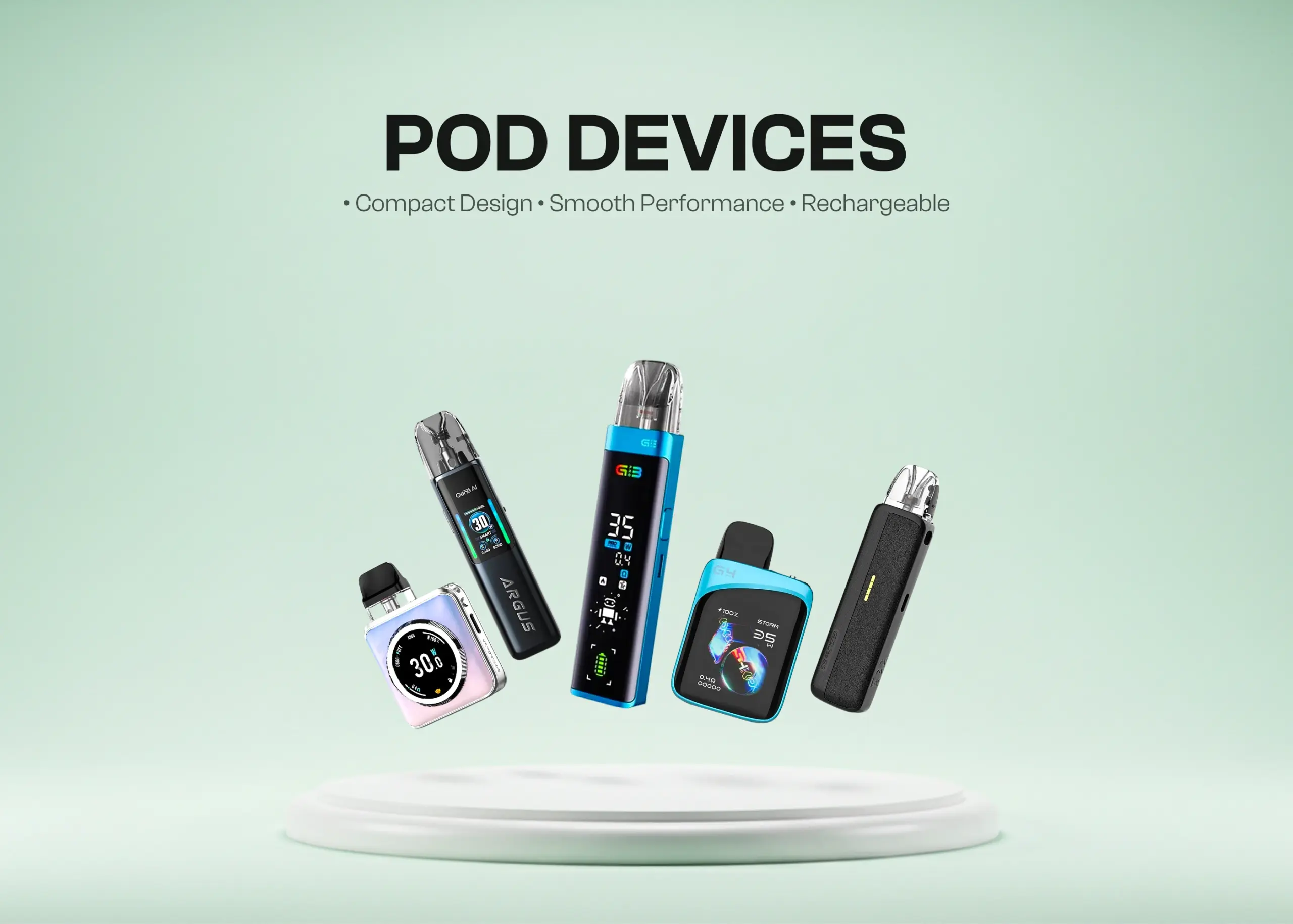 pod devices collection in Bangladesh with premium e-cigarette systems | Puff Factory BD