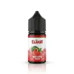 E-liquid bottle labeled Elixir watermelon flavor with a watermelon image on a white background (30 ml, 30 mg salt nicotine)