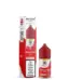 Bar Juice 5000 Strawberry Ice e-liquid bottle beside its red-and-white packaging with nicotine warning label.