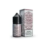 Bottle and matching box of Barrel Reserve Arturo Tobacco e-liquid with ornate burgundy label design, 30ml/35mg I nicotine warning visible on box