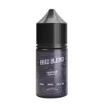 E-liquid vape bottle with ornate navy label reading Raw Blend Torpedo Tobacco (30ml, 30mg Salt Nic).